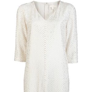 ERIN Fetherston Bugle Bead V-Neck Dress, Size: 2